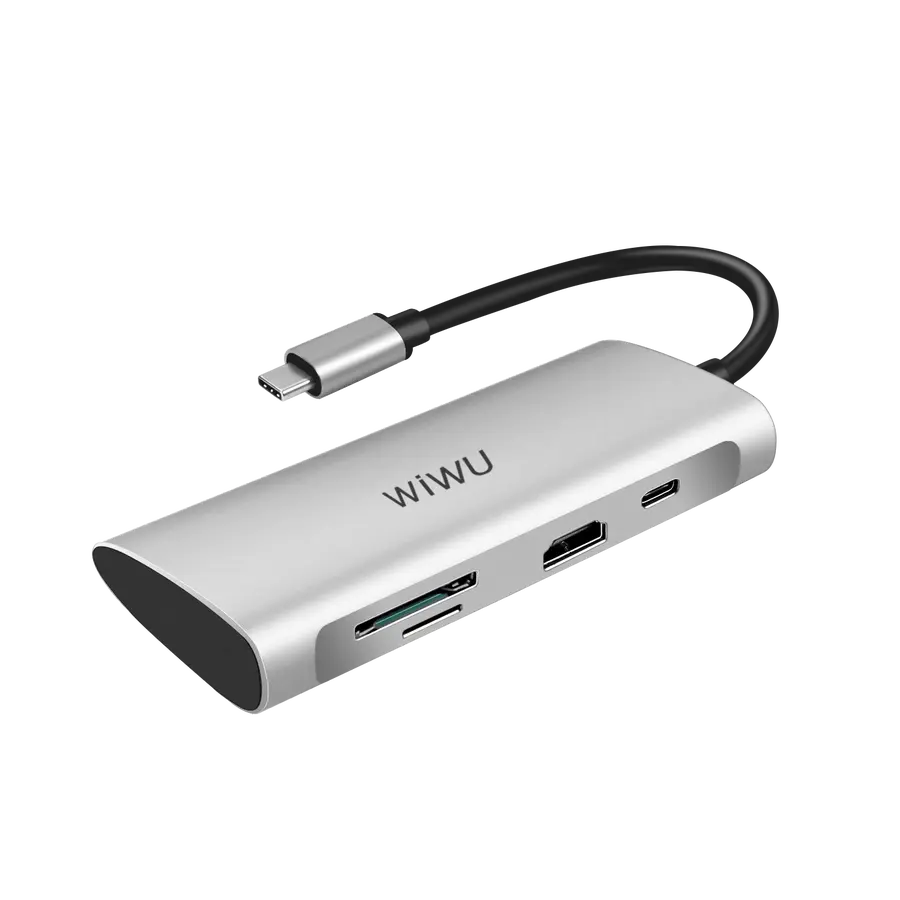 Wiwu Alpha 731HP Type-C Hub, USB 3.0 ve HDMI Çıkışlı