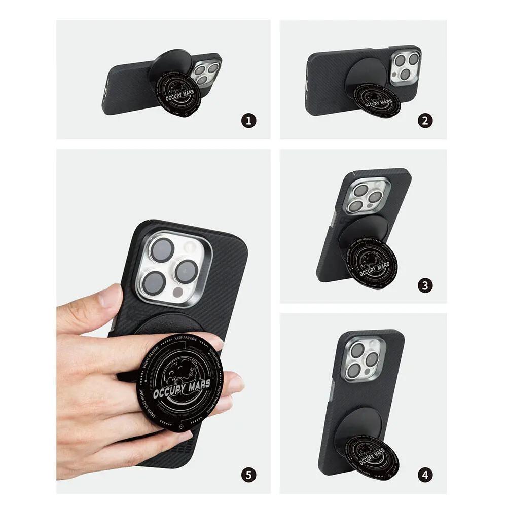 Wiwu B2 MagSafe Uyumlu Manyetik Parmak Ring Stand - Keep Passion