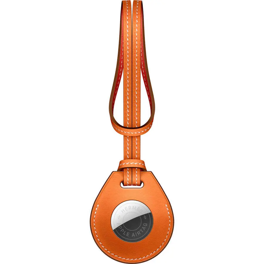 Wiwu Bag Charm AirTag Anahtarlık, Suni Deri Kemer Tasarımı