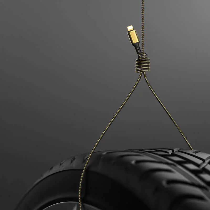 Wiwu Golden Series GD-102 Micro USB Şarj ve Data Kablosu, 1.2 m