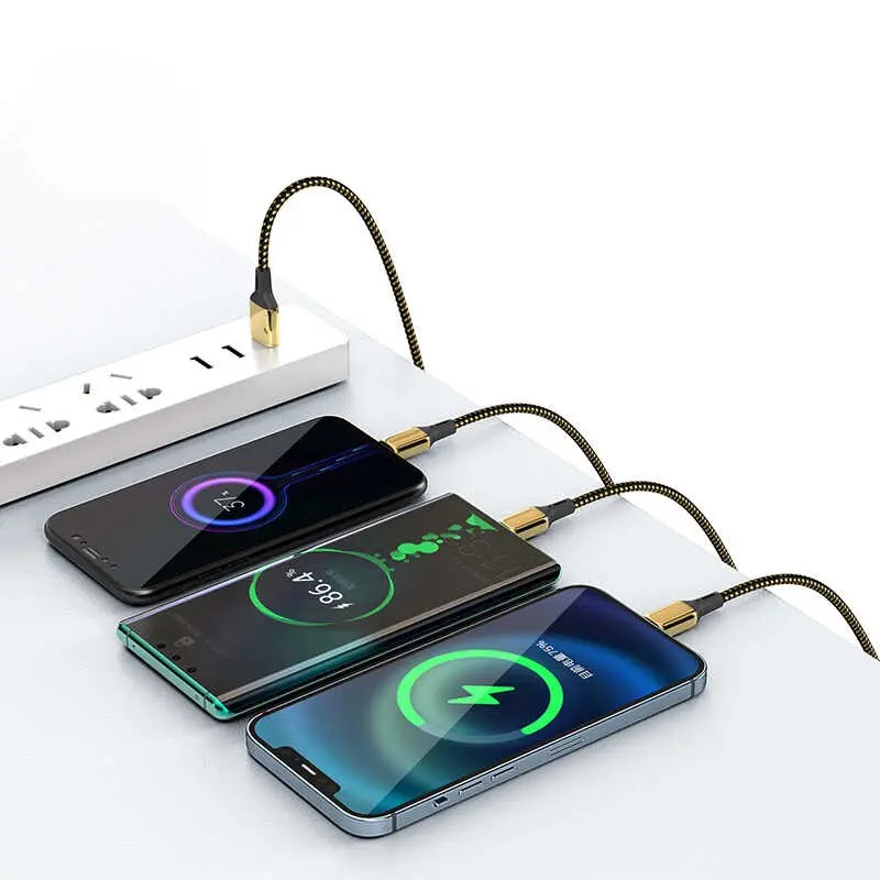 Wiwu Golden Series GD-102 Micro USB Şarj ve Data Kablosu, 2 Metre