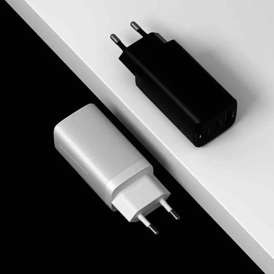 Wiwu GaN Tech GTC6521 65W Şarj Adaptörü, 2x PD ve USB Çıkışlı