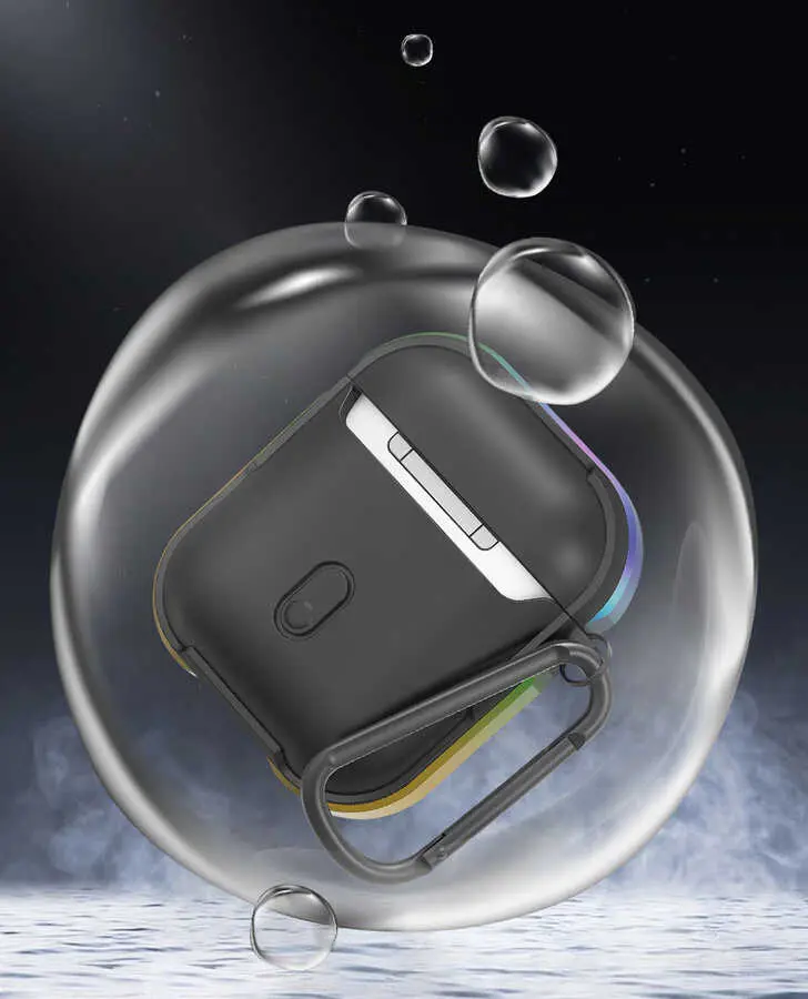 AirPods 1. ve 2. Nesil Alüminyum Çerçeveli Kılıf - Wiwu Defens Armor