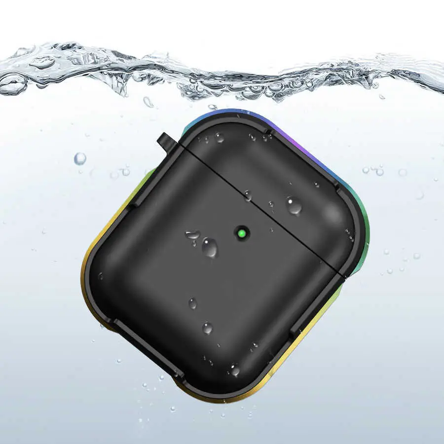 AirPods 1. ve 2. Nesil Alüminyum Çerçeveli Kılıf - Wiwu Defens Armor