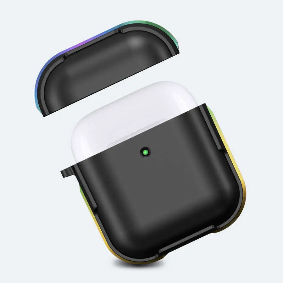 AirPods 1. ve 2. Nesil Alüminyum Çerçeveli Kılıf - Wiwu Defens Armor