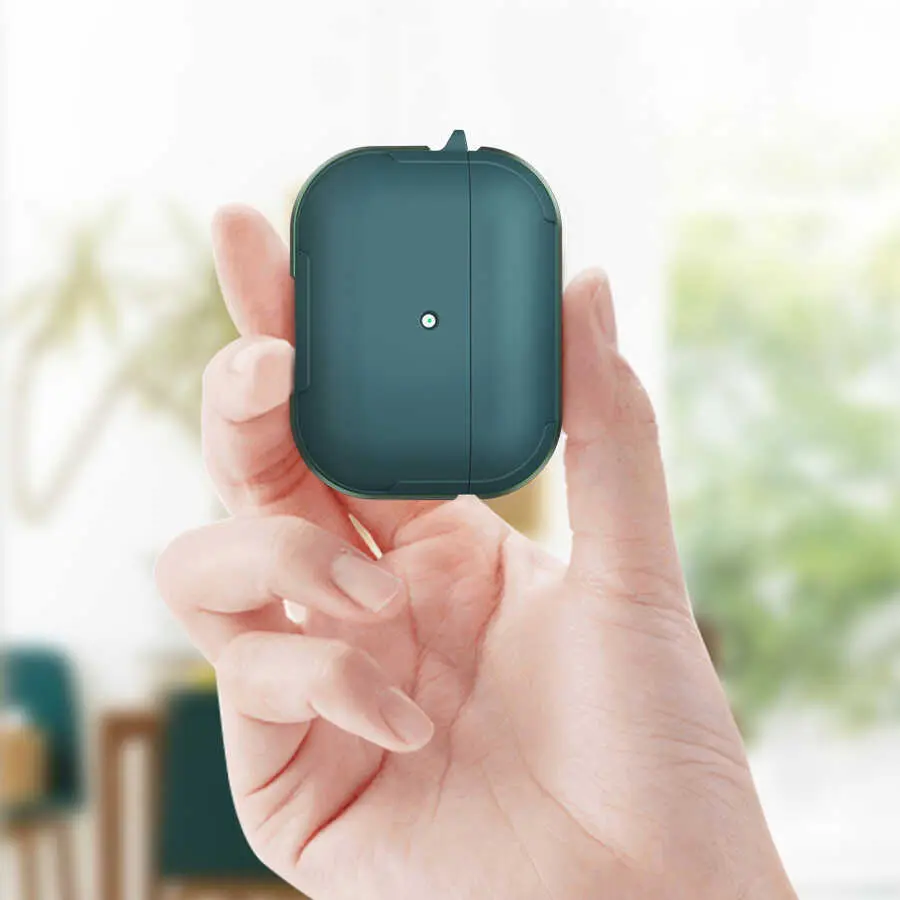AirPods Pro Kılıf, Renkli Alüminyum Alaşım Çerçeveli - Wiwu Defens Armor
