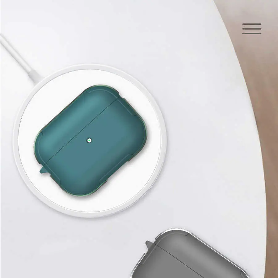 AirPods Pro Kılıf, Renkli Alüminyum Alaşım Çerçeveli - Wiwu Defens Armor