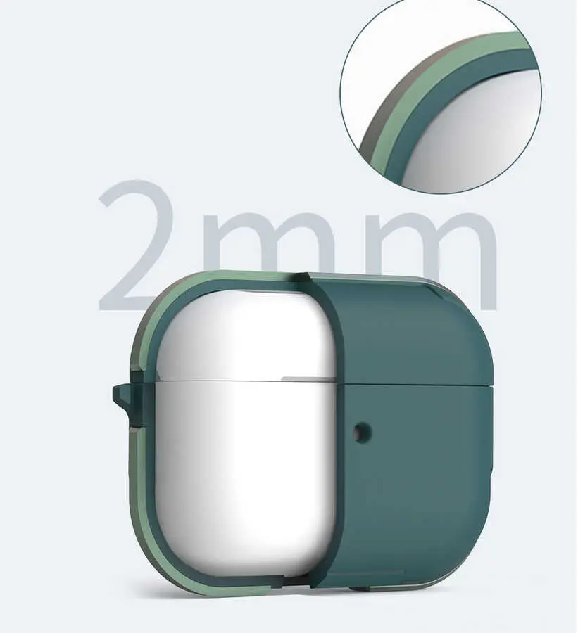 AirPods Pro Kılıf, Renkli Alüminyum Alaşım Çerçeveli - Wiwu Defens Armor