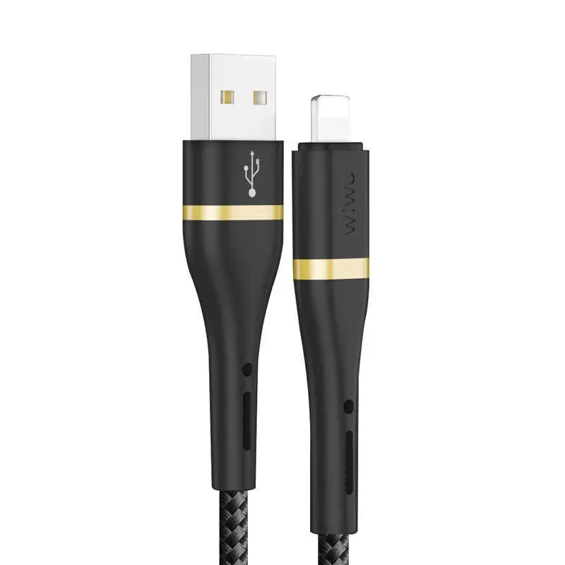 Wiwu ED-105 2'si 1 Arada USB-A ve Type-C to Lightning Şarj Data Kablosu