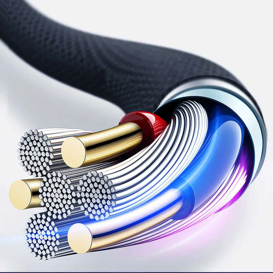 Wiwu ED-105 2'si 1 Arada USB-A ve Type-C to Lightning Şarj Data Kablosu