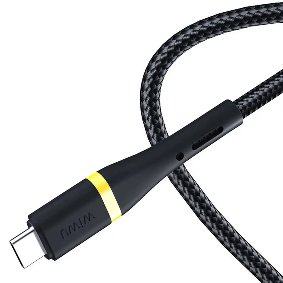 Wiwu ED-106 2'si 1 Arada USB-A ve Type-C Girişli Type-C Şarj ve Data Kablosu