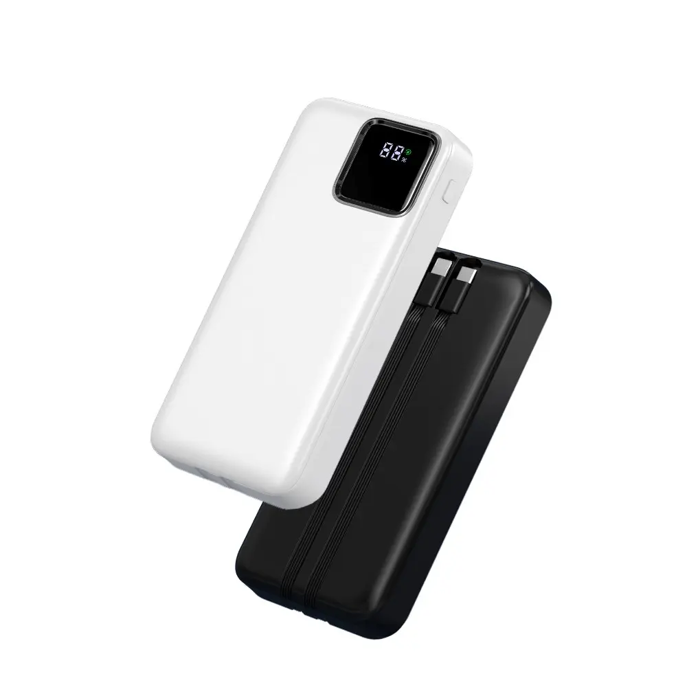 Wiwu JC-22 20000mAh 22.5W Powerbank, Type-C ve Lightning Kablolu