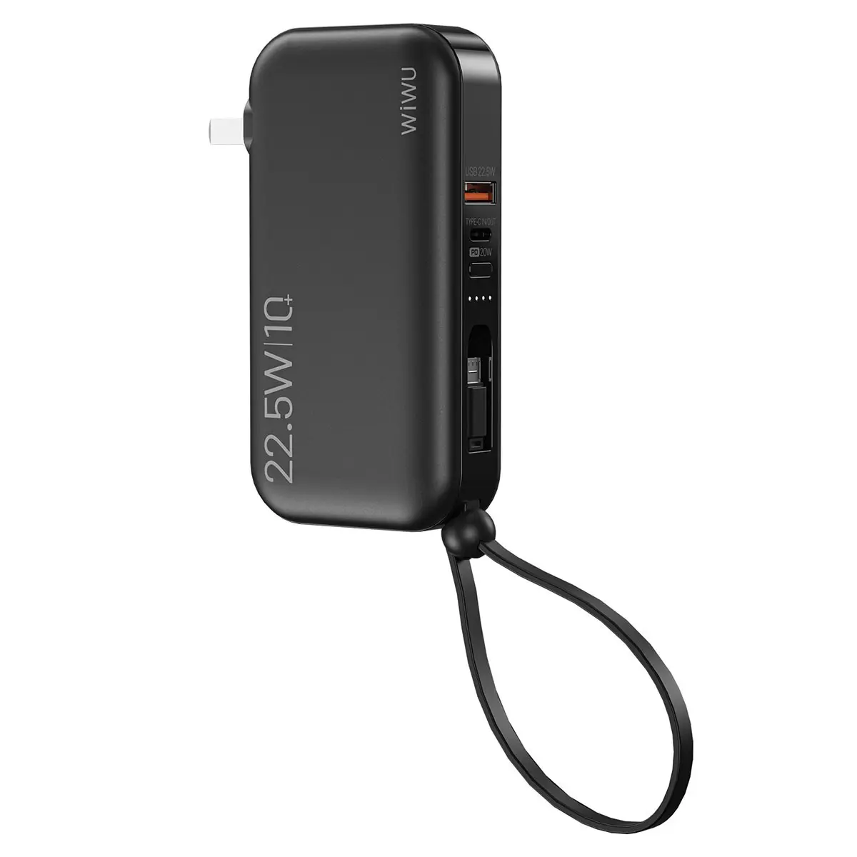 Wiwu JC-23 10000mAh 22.5W PD Powerbank, USB-C Lightning Micro Çıkışlı