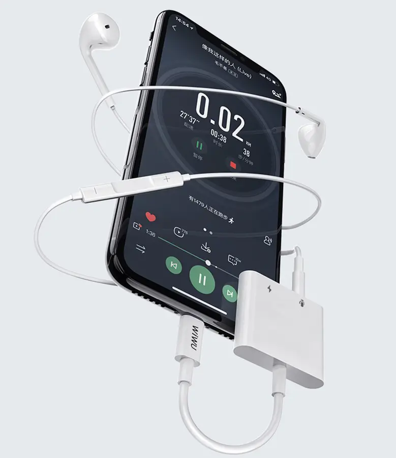 Wiwu LT01 Pro Lightning - 3.5 mm Ses Adaptörü
