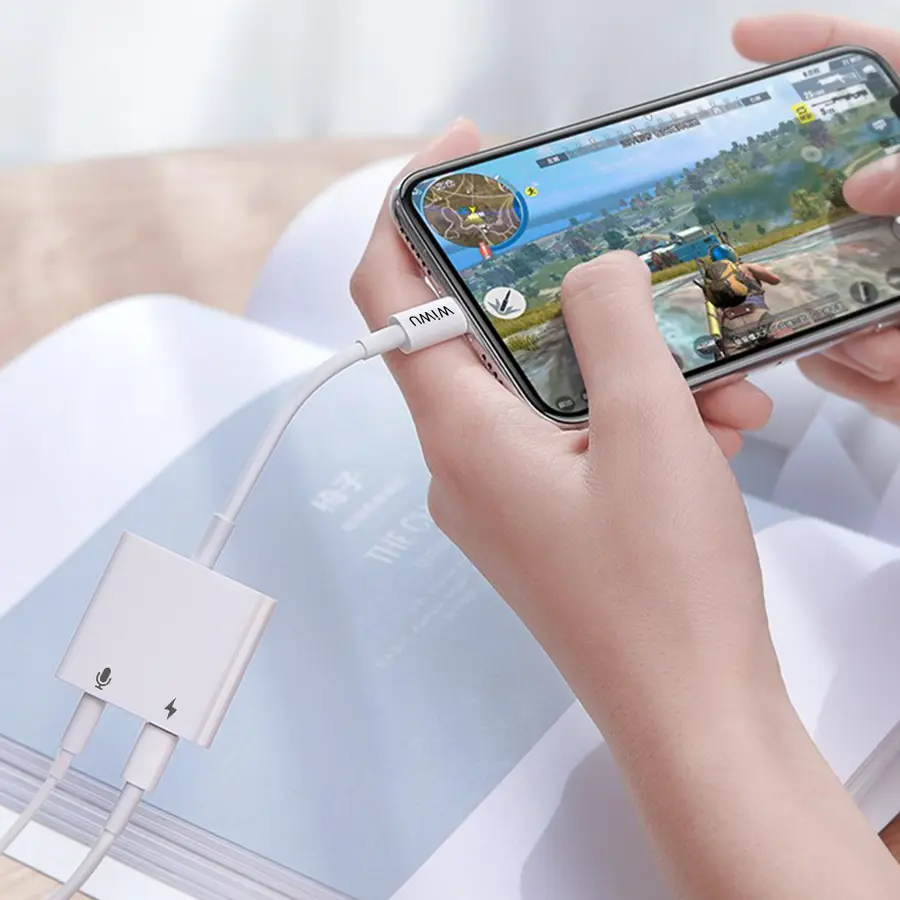 Wiwu LT01 Pro Lightning - 3.5 mm Ses Adaptörü