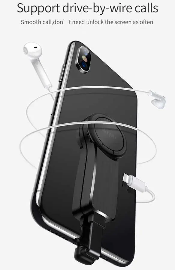 Wiwu LT05 Lightning Şarj ve Ses Adaptörü, 3.5 mm Kulaklık Çıkışlı