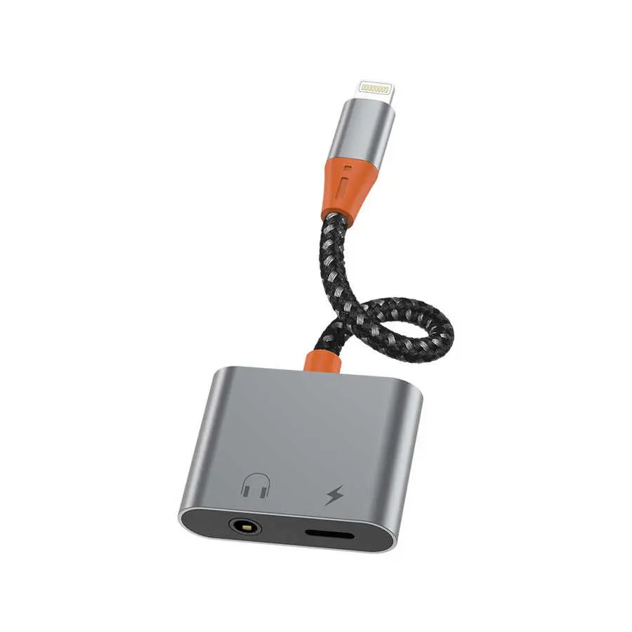 Wiwu LT07 Lightning to 3.5 mm Aux Çevirici Ses Adaptörü