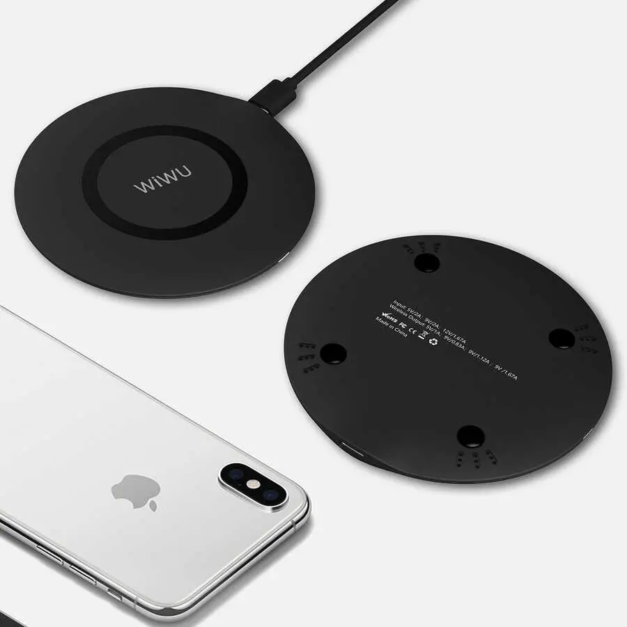 Wiwu M3 15W Manyetik Kablosuz Şarj Cihazı, Android ve iOS Uyumlu