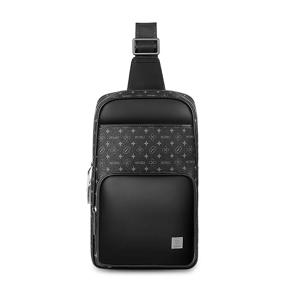 Wiwu Master Fingerprint Lock Parmak İzi Kilitli Suya Dayanıklı Çapraz Vücut Çantası