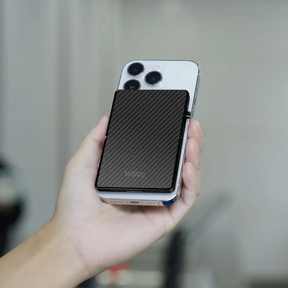 Wiwu MW-007 MagSafe Uyumlu Manyetik Kartlık ve Telefon Standı