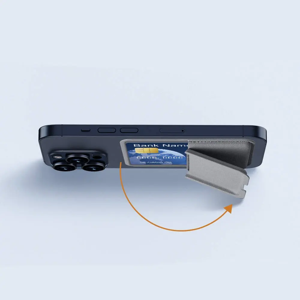 Wiwu MW-001 3 Hazneli PU Magnetik Standlı Kartlık