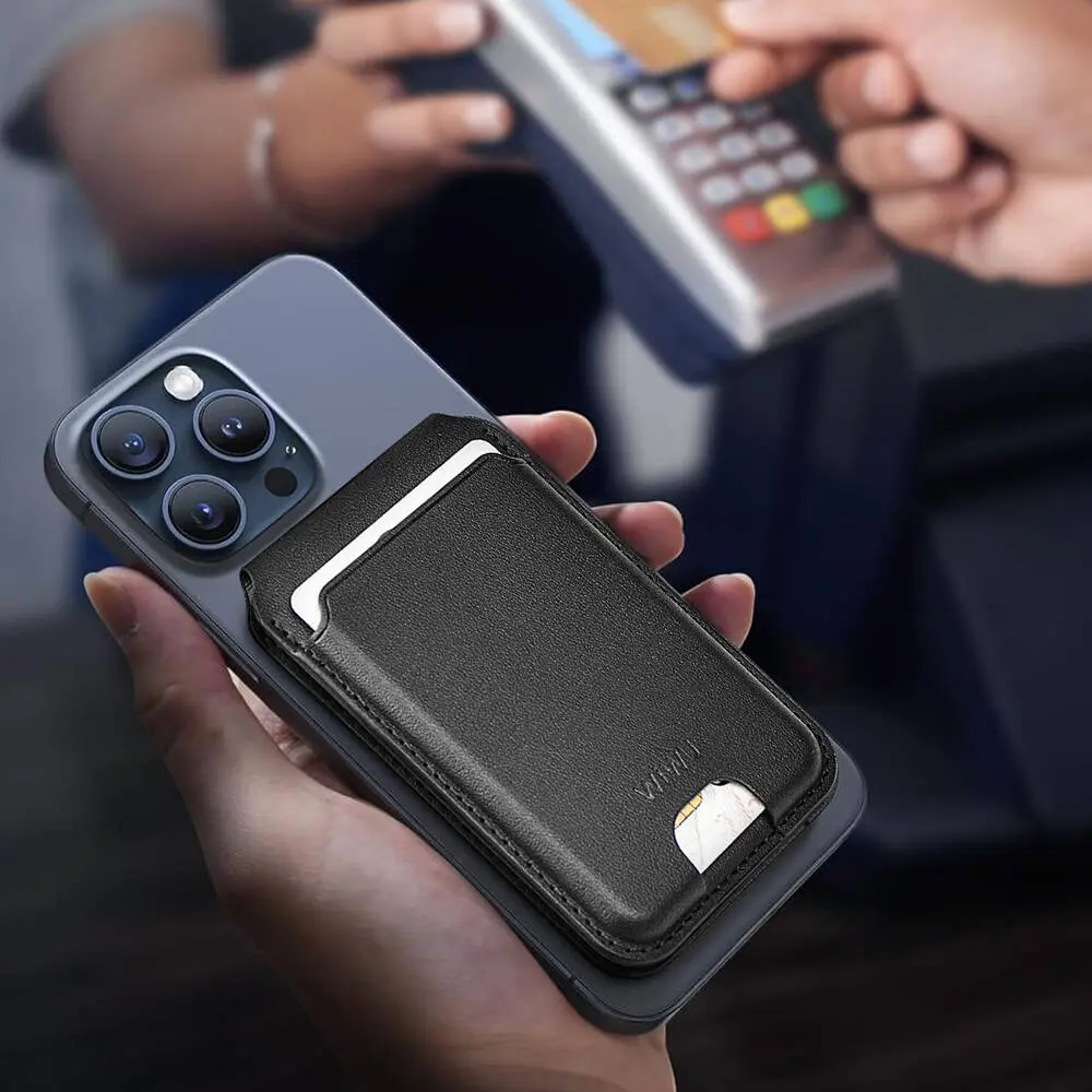 Wiwu MW-003 Mag Wallet Manyetik Kartlık ve Telefon Standı