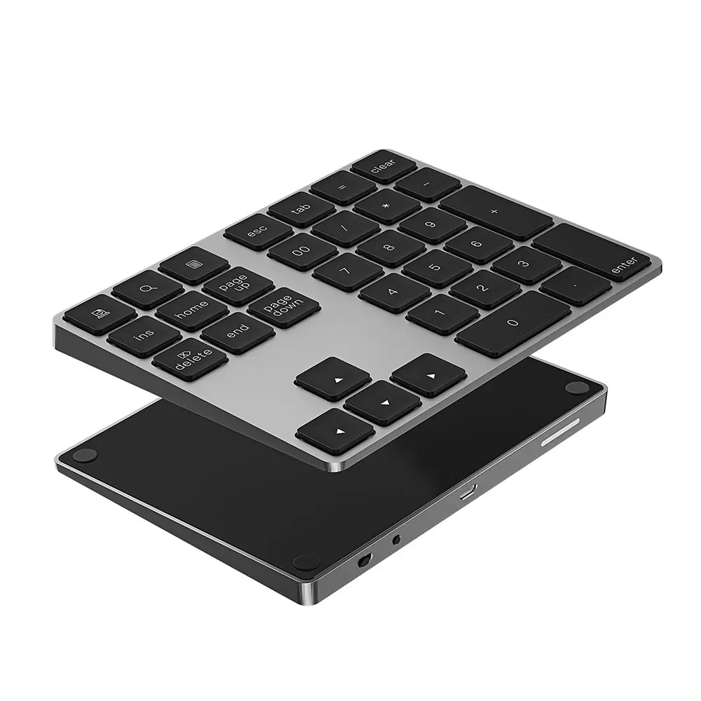 Wiwu NKB-02 Taşınabilir Kablosuz Sayısal Tuş Takımı, Bluetooth ve Type-C