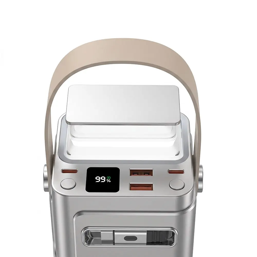 Wiwu NX004-B 60.000mAh 200W PD Powerbank, Dijital LED Ekranlı