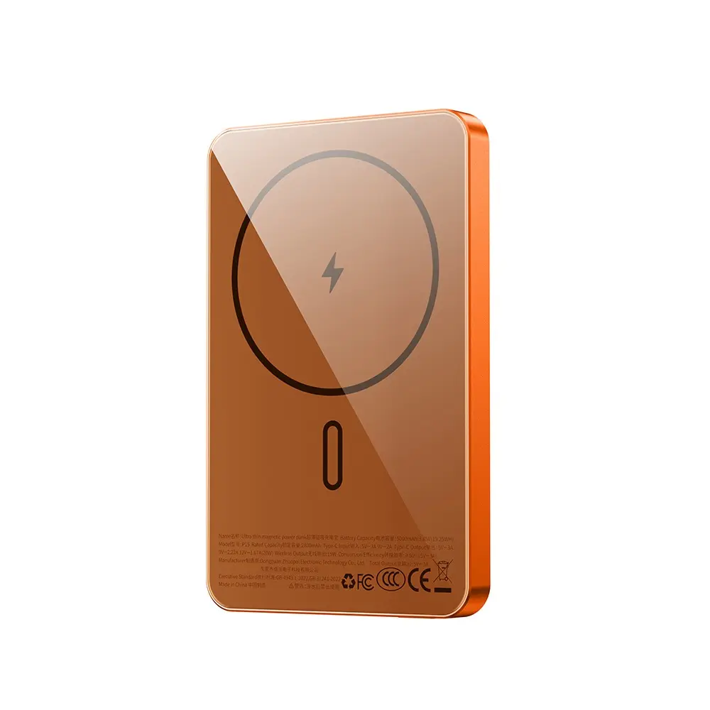 Wiwu P15 5000mAh Kablosuz Powerbank, 20W PD Hızlı Şarj