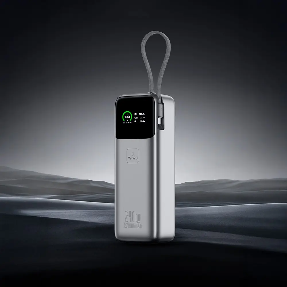 Wiwu PM-201 Power Mega Taşınabilir Powerbank, 27000mAh ve 240W PD