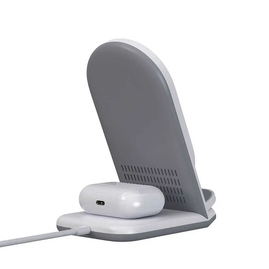 Wiwu Power Air 2'si 1 Arada Kablosuz Şarj Standı, Type-C Girişli
