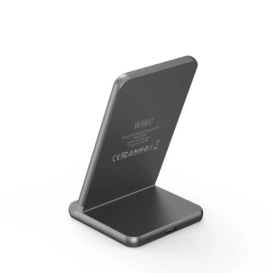 Wiwu Power Air One Kablosuz Şarj Standı, 15 W ve Type-C Girişli