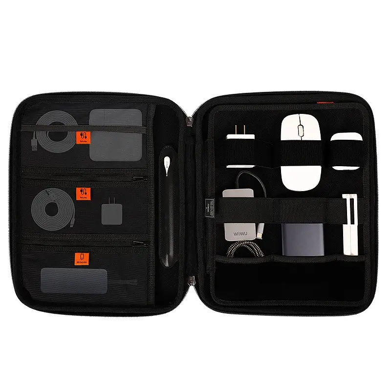 Wiwu Parallel Hardshell Serisi Darbe Emici Su Geçirmez 900D Polyester Kumaş 12.9 inç Laptop Çantası