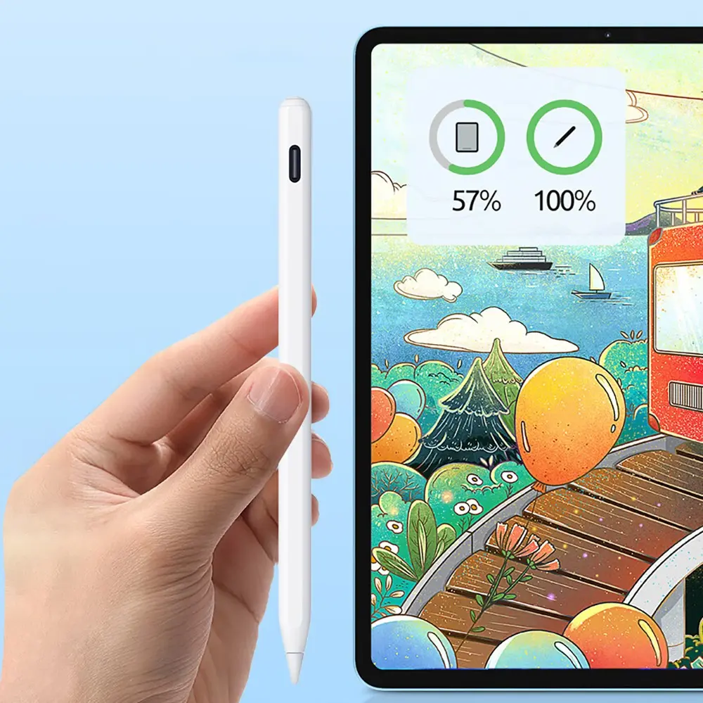 Wiwu Pencil A03 Kablosuz Şarjlı Dokunmatik Kalem, Palm Rejection ve Eğim Hassasiyeti