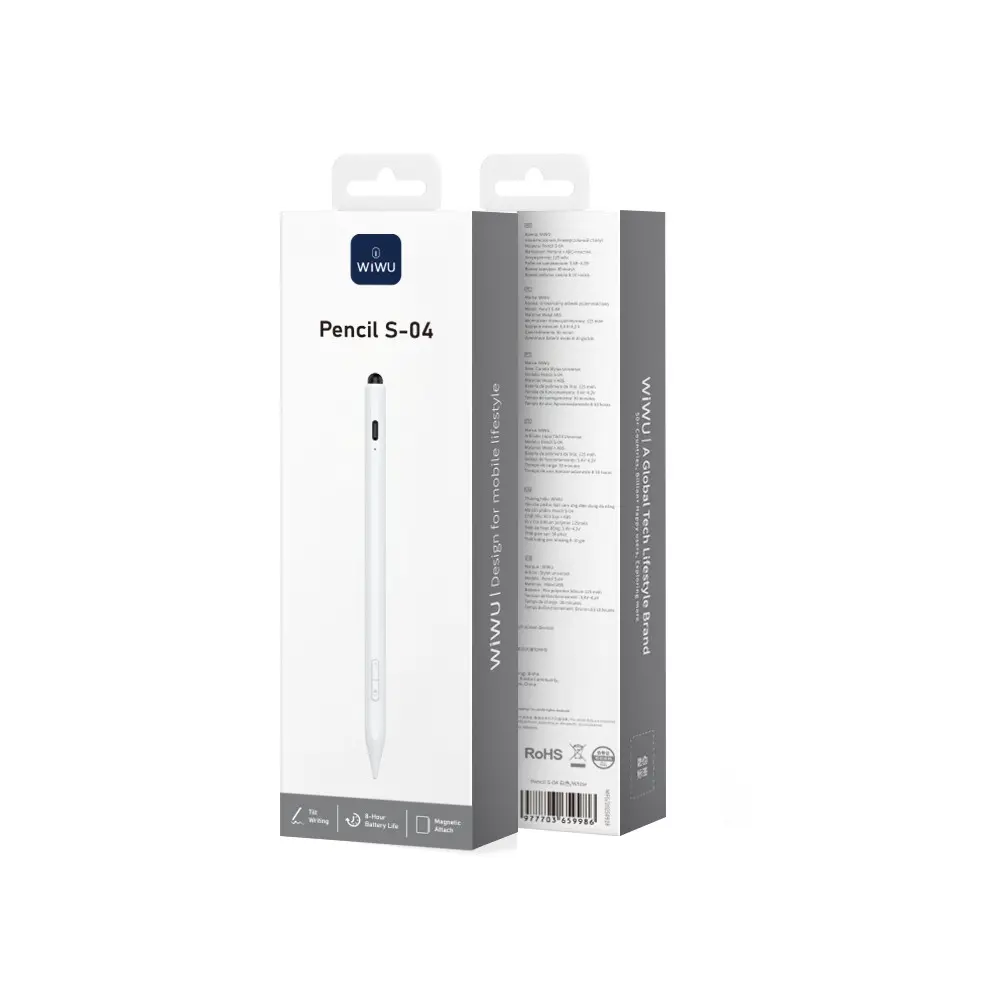 Wiwu Pencil S-04 Palm Rejection Özellikli Universal Dokunmatik Stylus Kalem
