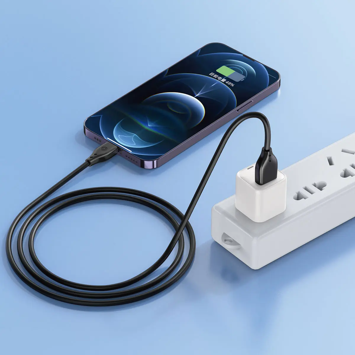 Wiwu Pioneer Wİ-C001 USB-A to Lightning Şarj Kablosu, 1 m