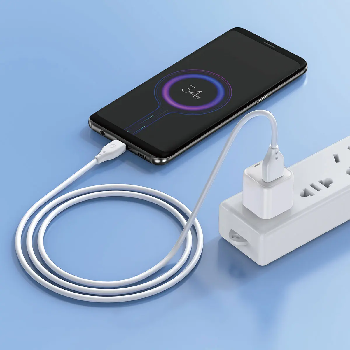 Wiwu Pioneer Wİ-C001 USB-A to Type-C Şarj Kablosu, 1 m