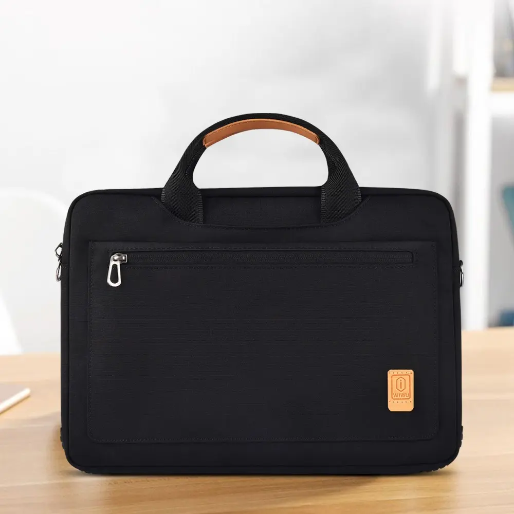 Wiwu Pioneer Pro Serisi Su Geçirmez Polyester Kumaş Omuz Askılı 14 inç Laptop Çantası