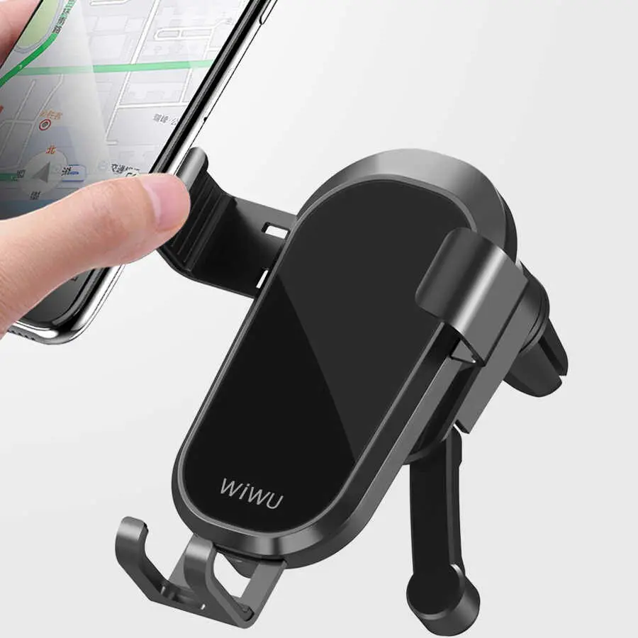 Wiwu PL400 Araç Telefon Tutucu, Otomatik Mekanizmalı ve 360 Derece Dönebilen