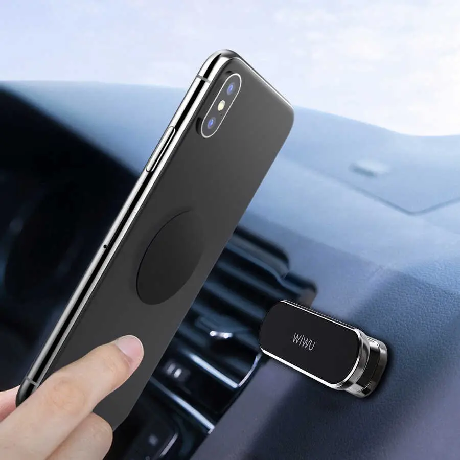 Wiwu PL701 Manyetik Araç Telefon Tutucu, 360 Derece Dönebilen