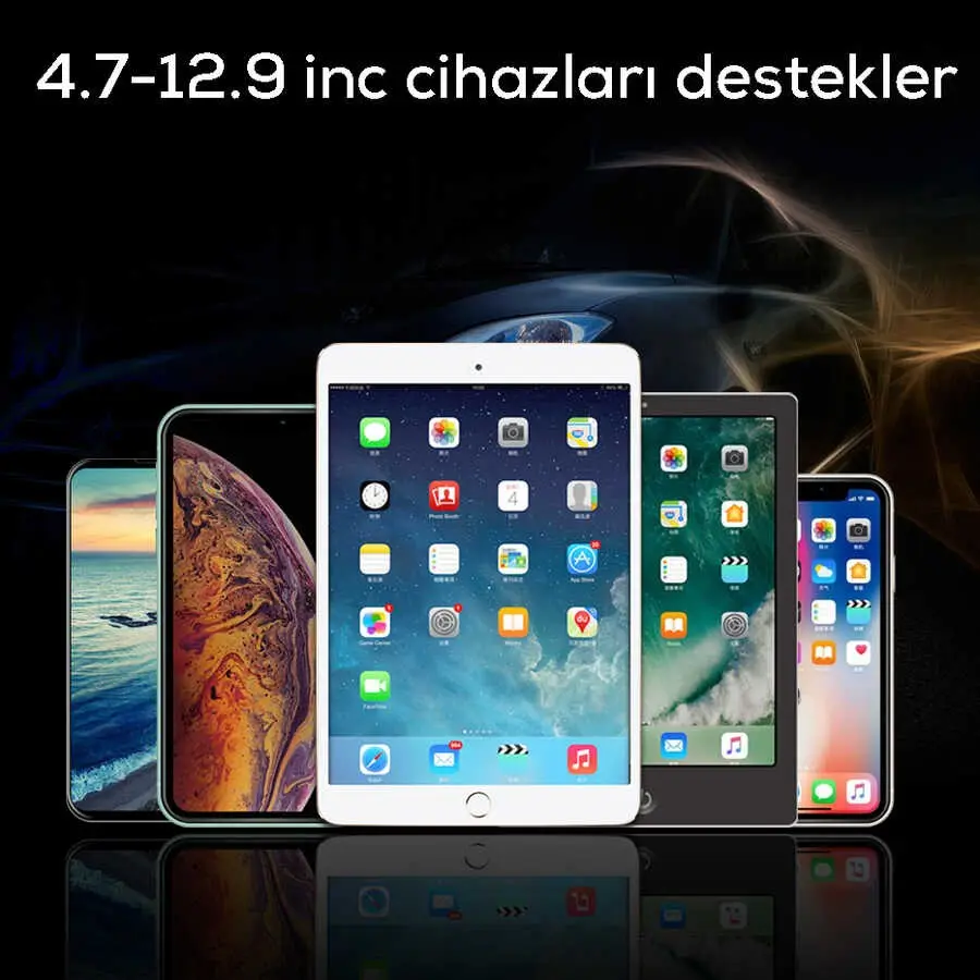 Wiwu PL-901 Araç Tablet Tutucu, 360° Dönebilen Başlıklı