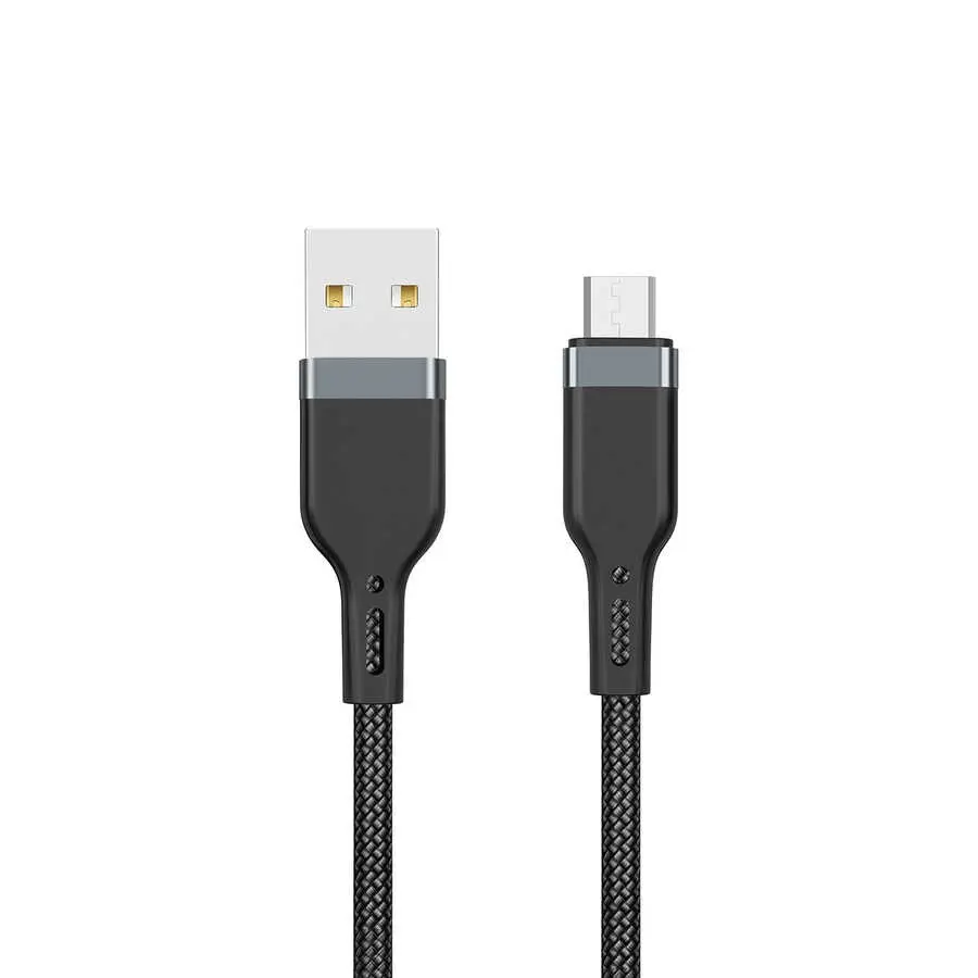 Wiwu Platinum PT03 Micro USB Şarj ve Data Kablosu, 1.2 m Örgülü