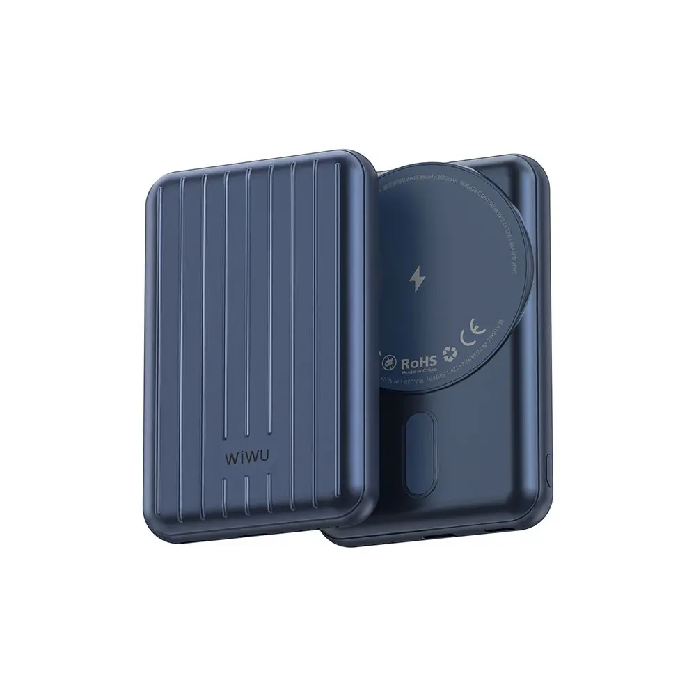 Wiwu PP02 5000mAh Manyetik Kablosuz Şarjlı Powerbank, 20W PD