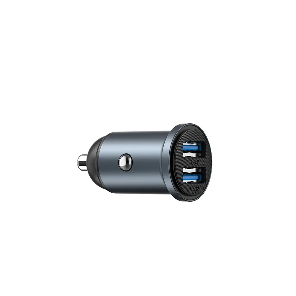 Wiwu Wi-CC031 Nano Lite Çift USB-A Araç Şarj Aleti, 12W
