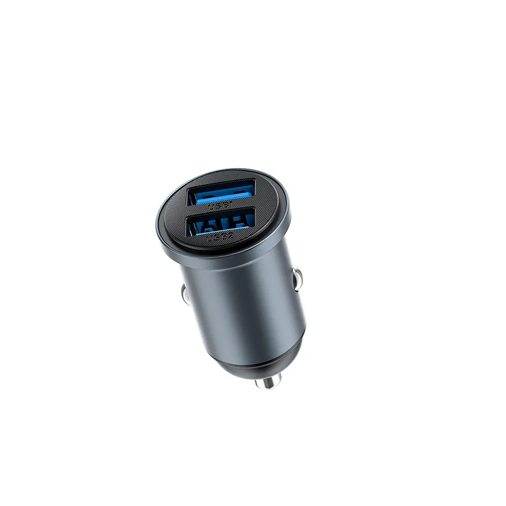 Wiwu Wi-CC031 Nano Lite Çift USB-A Araç Şarj Aleti, 12W