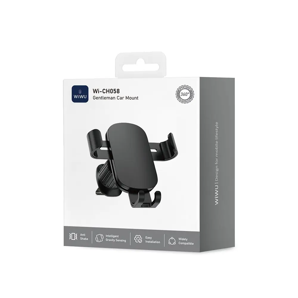 Wiwu Wi-CH058 Gentleman 360 Derece Dönebilen Araç Telefon Tutucu
