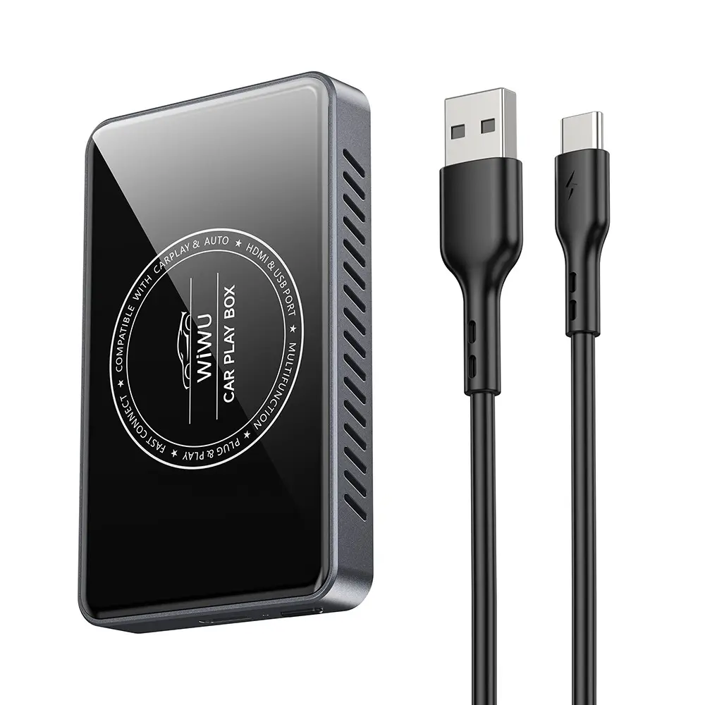 Wiwu Wi-CP004 Kablosuz CarPlay Adaptörü, HDMI Girişli ve Bölünmüş Ekran