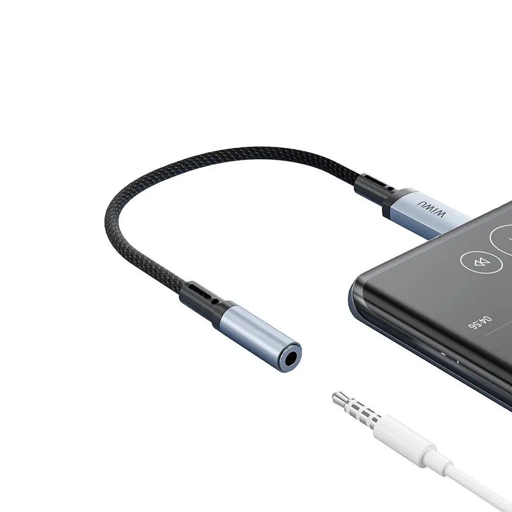 Wiwu Wi-C047 Legend Lightning to 3.5 mm Aux Çevirici Ses Adaptörü