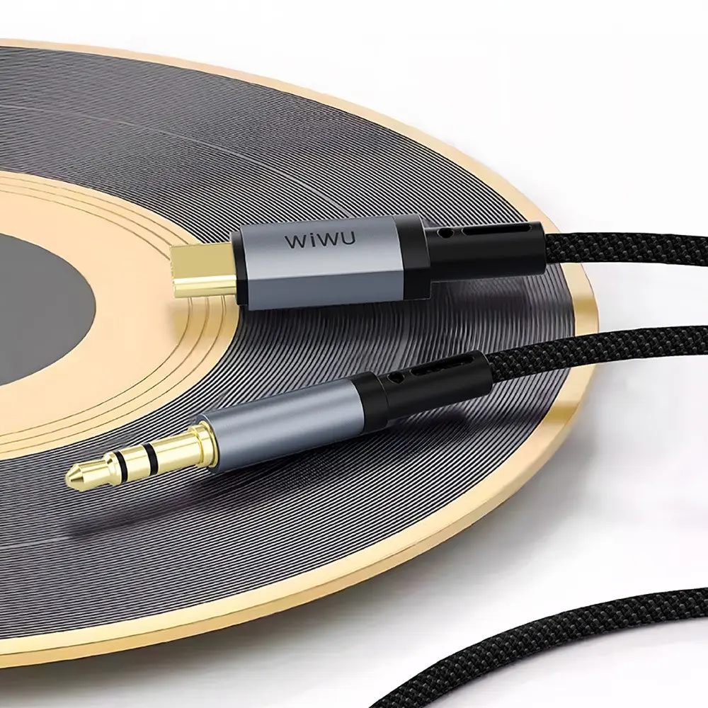 Wiwu Wi-C048 Legend Audio Type-C to 3.5 mm Aux Ses Kablosu, 1.5 m