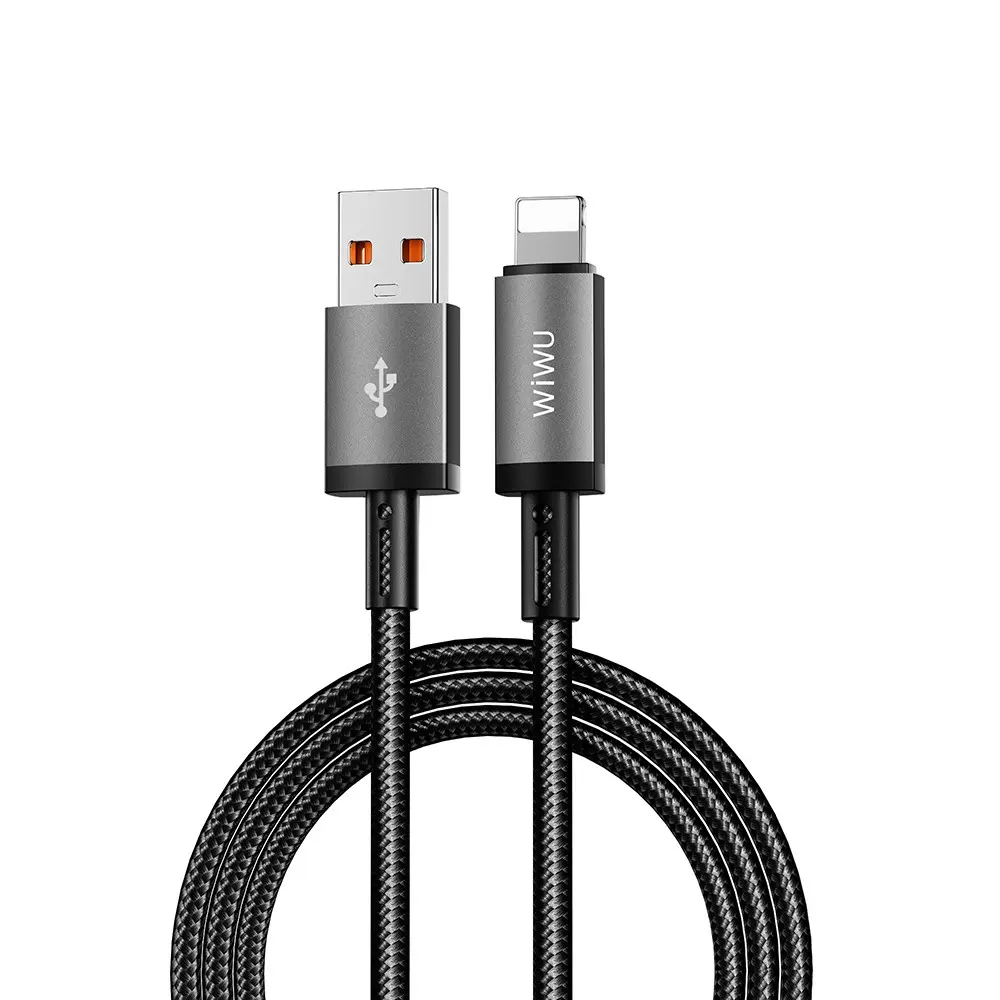 Wiwu Wi-C055 Titanlink USB-A to Lightning Şarj ve Data Kablosu, 1 m